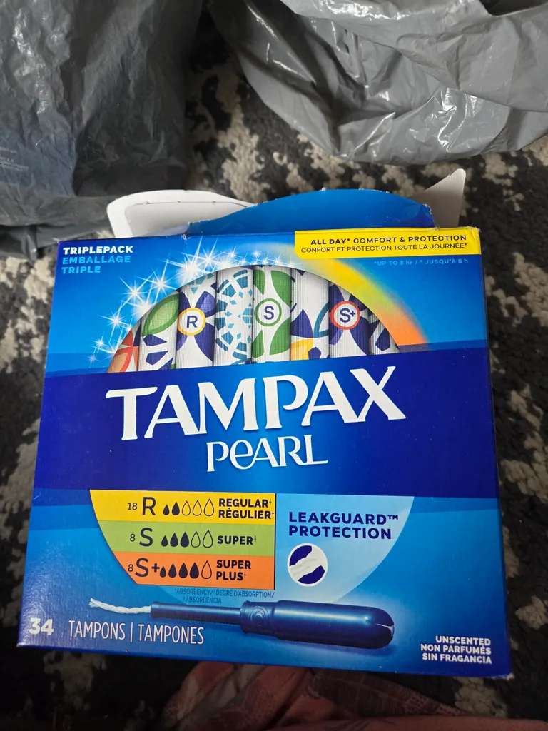Tampax Pearl Tampons - 2/3rds photo 1