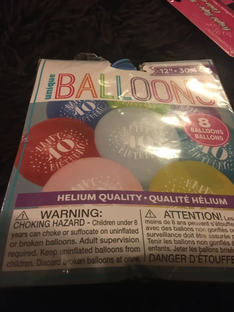 Balloons 40 birthday photo 1