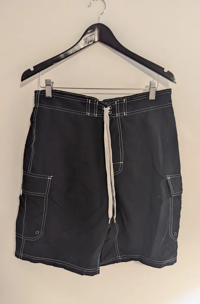 Men's Black Shorts - Size 32-34 photo 1