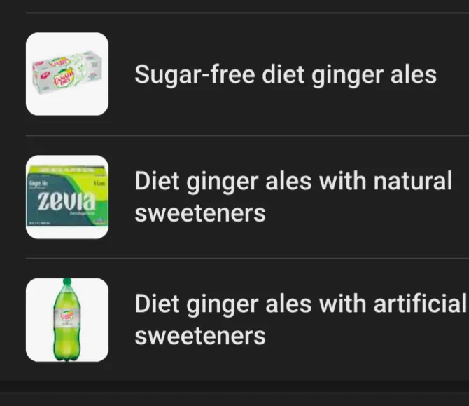 Diet or Zero Sugar Ginger ale photo 1