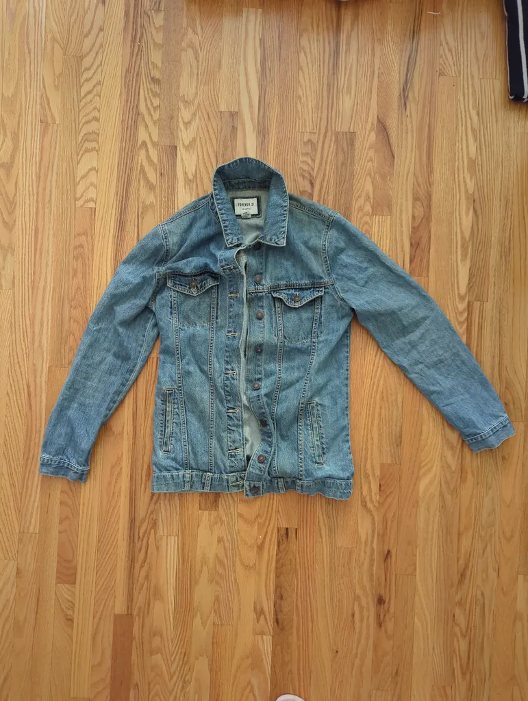 Light Wash Denim Jacket photo 1