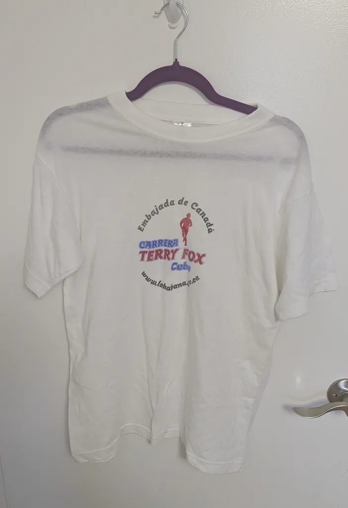 Terry Fox Run Cuba Shirt - Men's Size Small photo 1