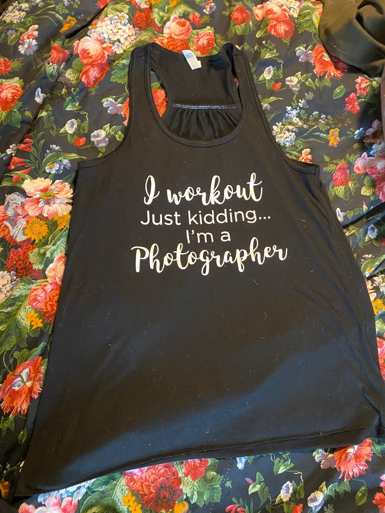 Photography tank top  photo 1