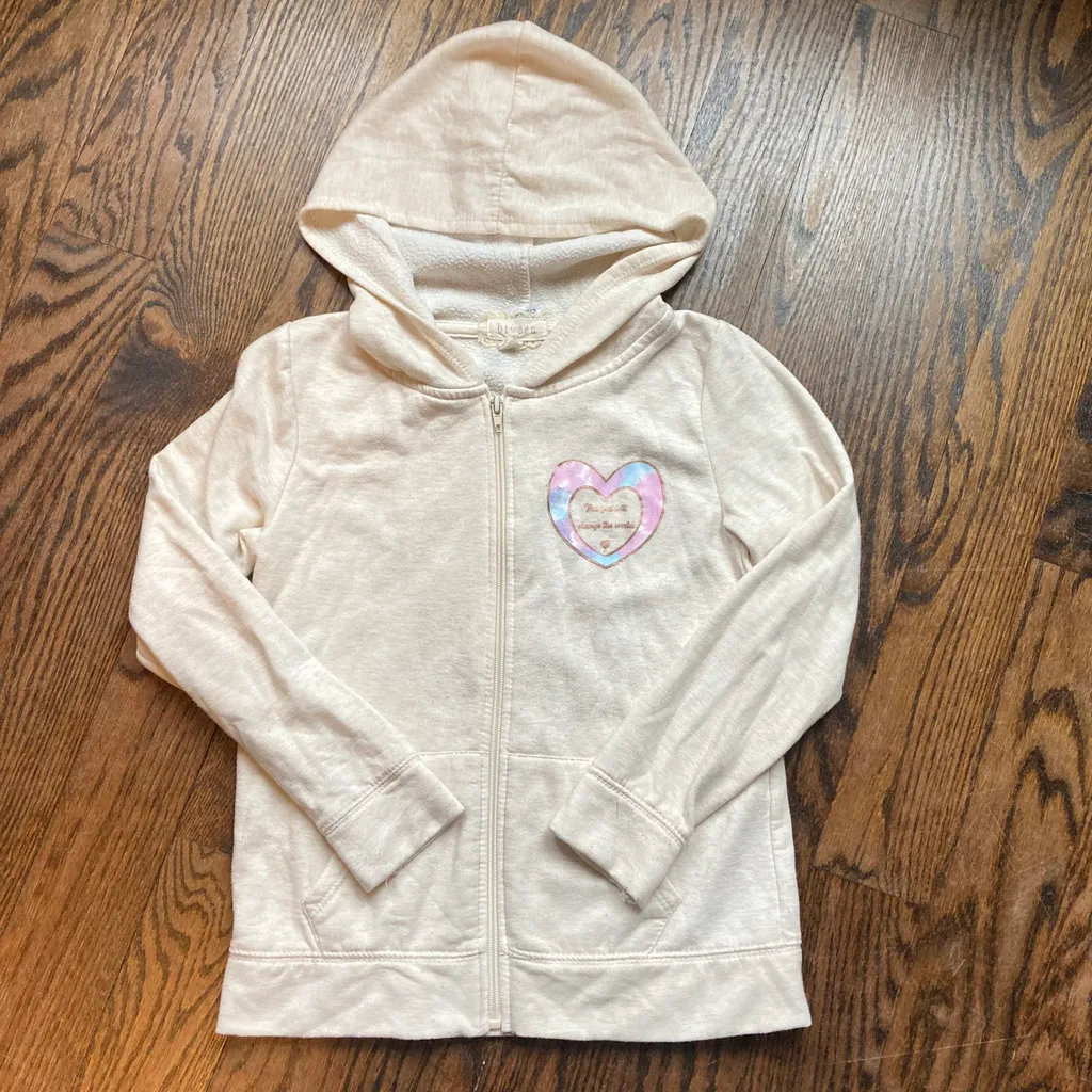 GIRLS HOODIE SWEATER SIZE 5/6  photo 1