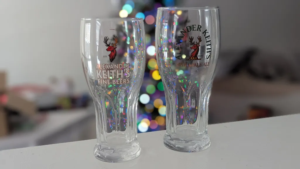 Alexander Keith's beer glasses (×2) photo 1