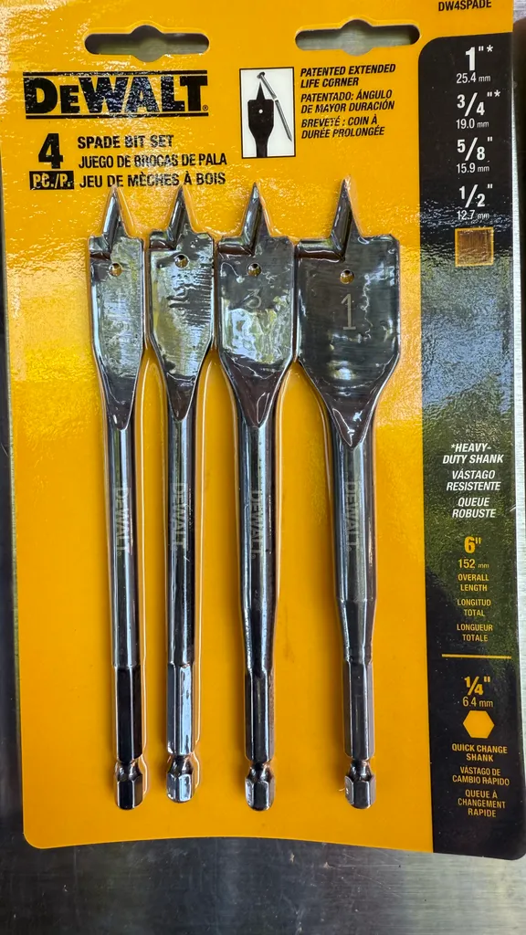 Dewalt Spade Bits Packs - Brand New  photo 1