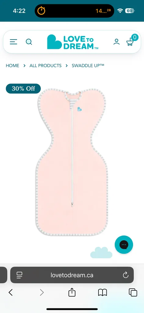 BNWOT love to dream swaddle  photo 1