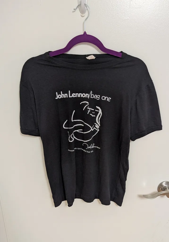 John Lennon Bag One T-Shirt - Men's Medium photo 1
