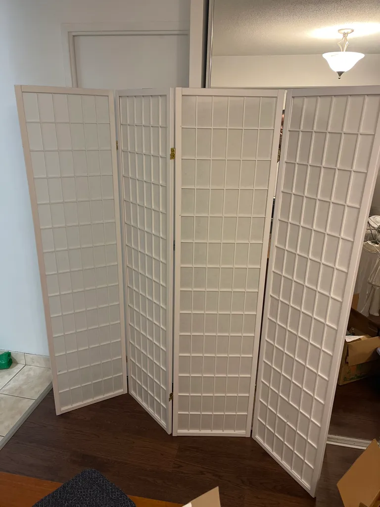 Folding Room Divider / Zoom Background photo 1