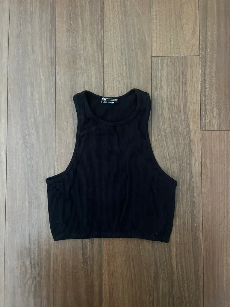 ZARA Cropped Shirt photo 1