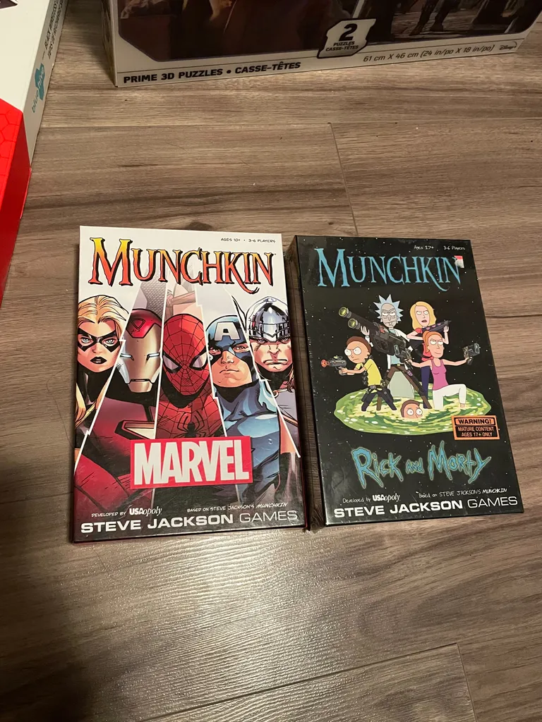 Munchkin Marvel and Rick and Morty editions photo 1