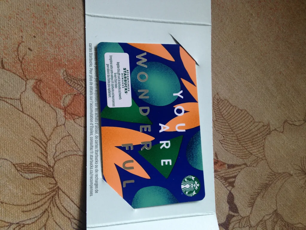 starbucks gift card photo 1