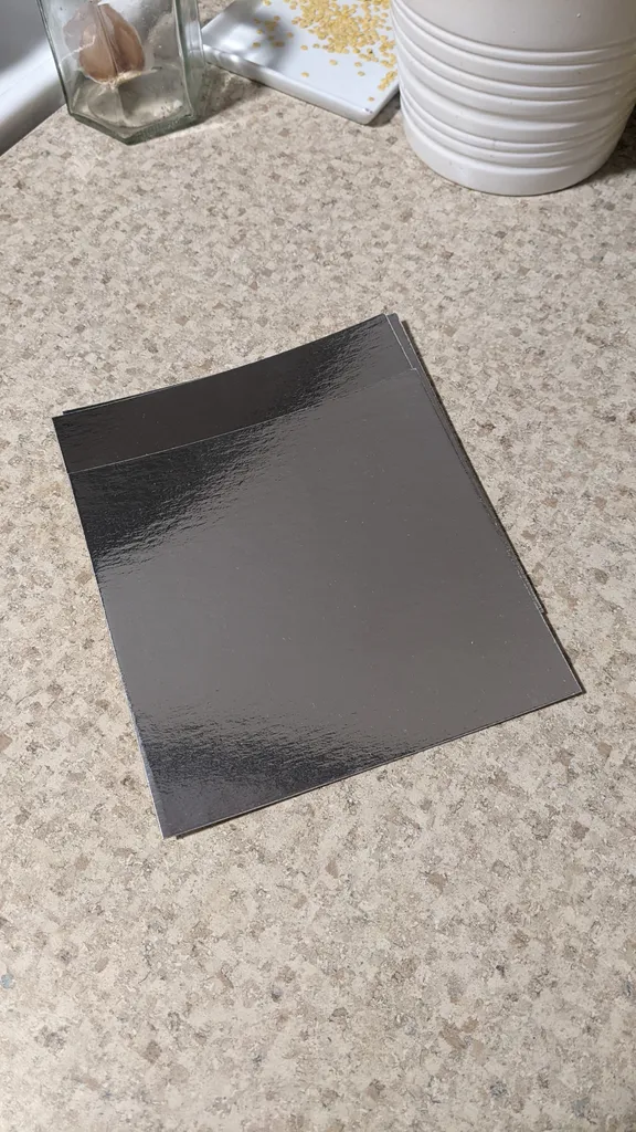 Silver food safe cardboard  photo 1