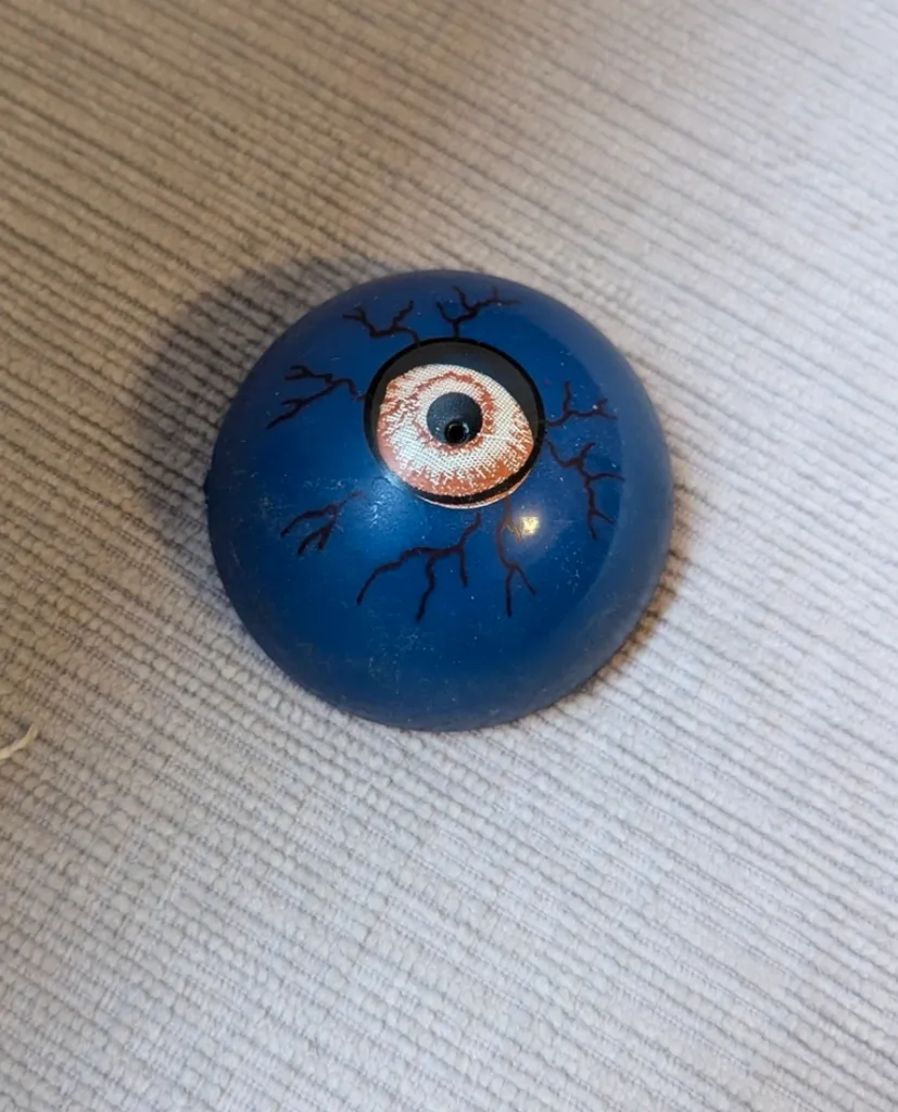 Blue Halloween Eyeball Toy photo 1