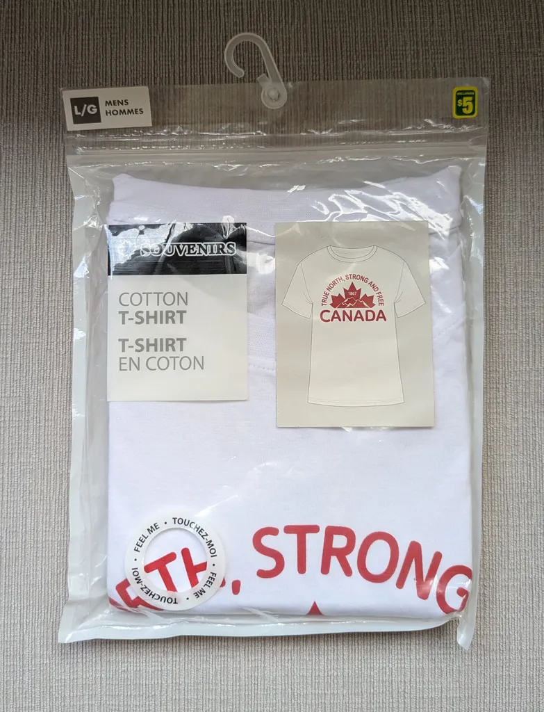 Brand New New Canada True North Strong Shirt  - Men's Large  photo 1