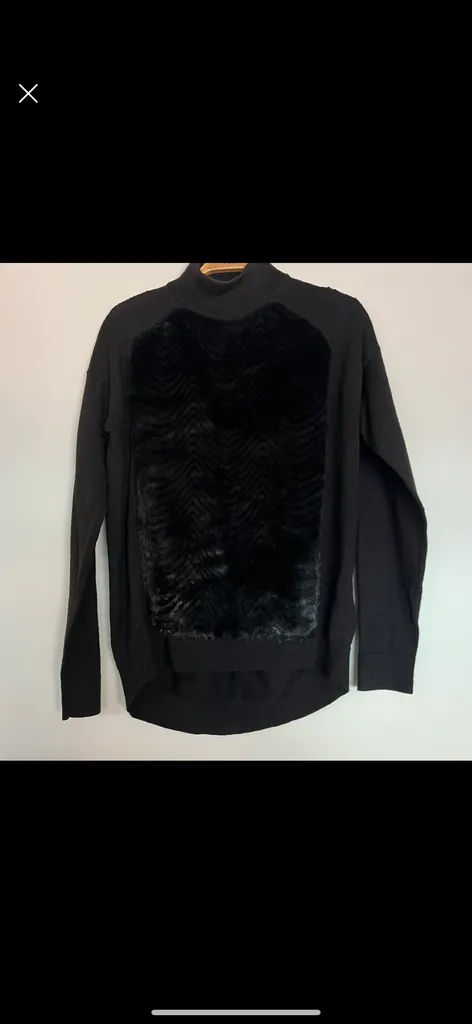 H&M front fur sweater(Free with trade) photo 1