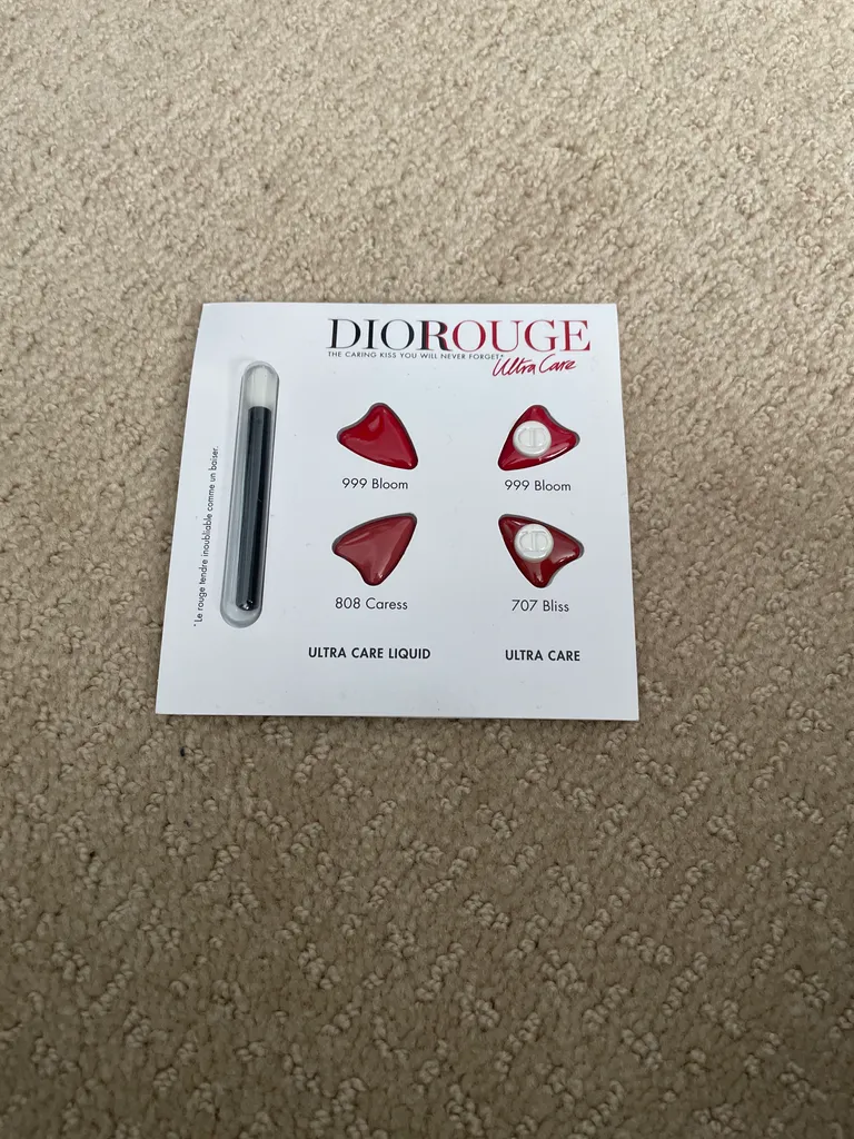 Dior lipstick samples  photo 1