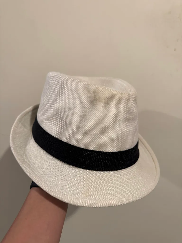 White Fedora Hat - Loft photo 1