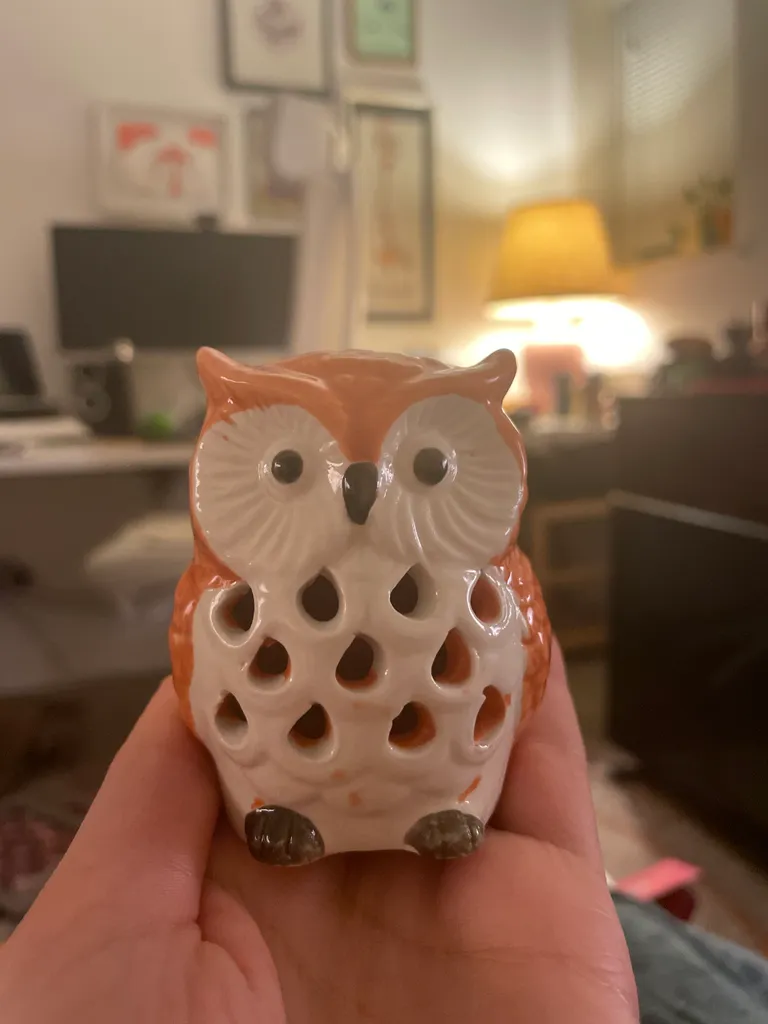 Wee Ceramic Owl photo 1
