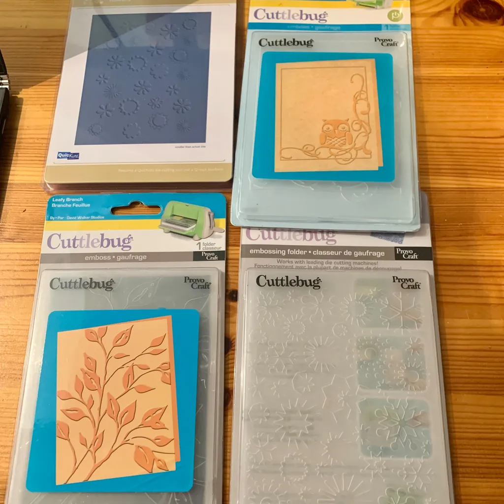 Embossing folders for cuttlebug or other systems photo 1
