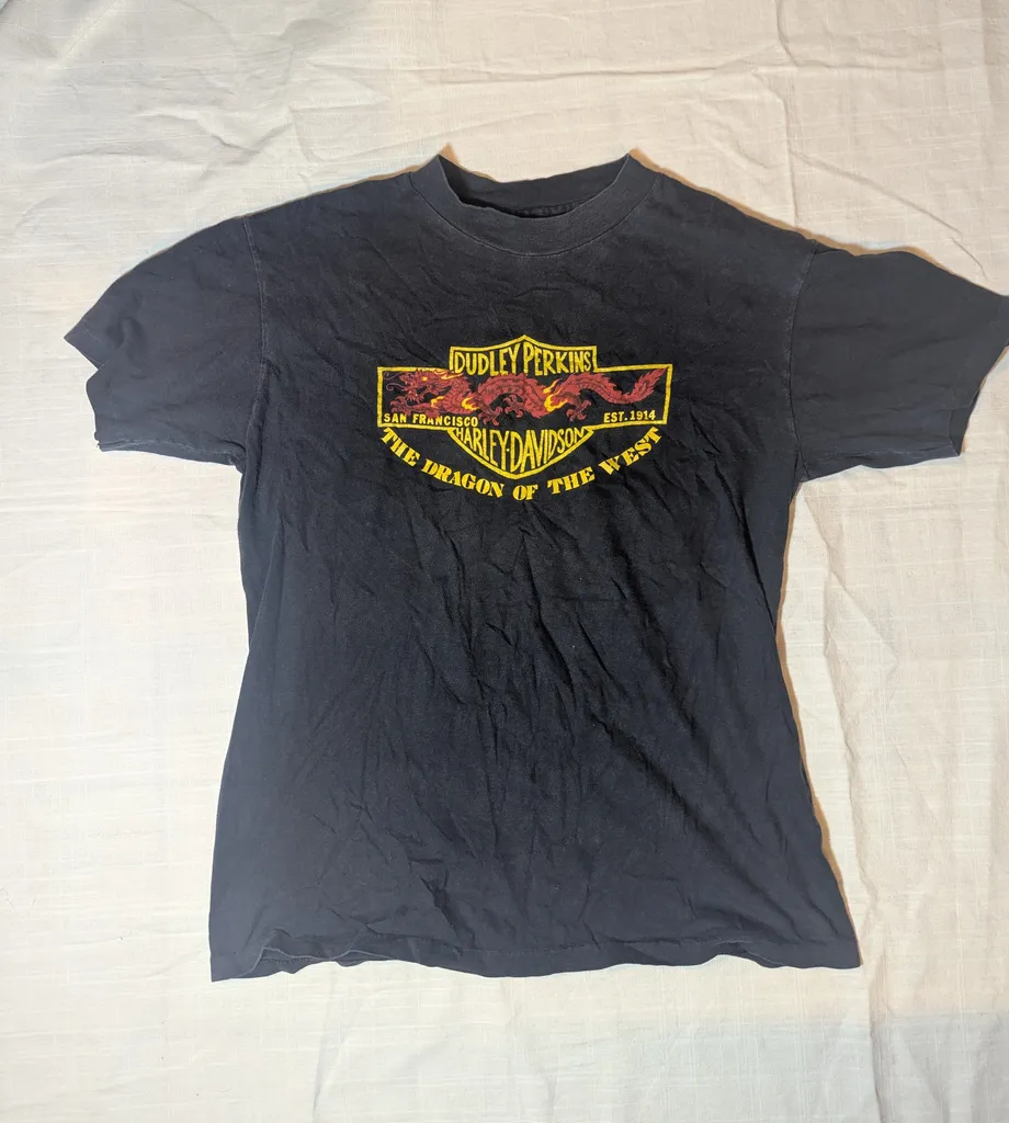 Harley davidson dragon tee photo 1