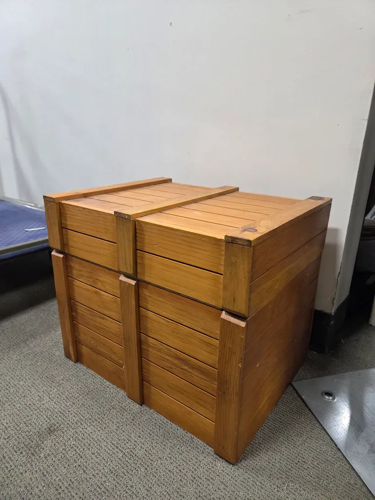 Vintage mini railroad trunk  photo 1