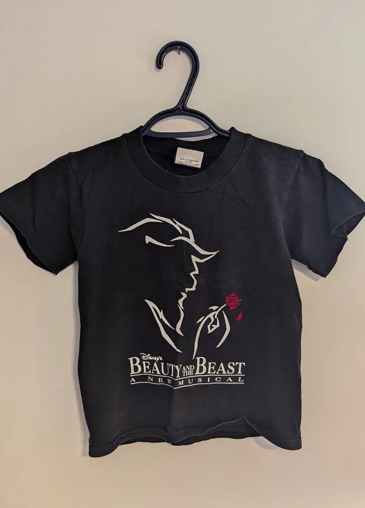 Beauty and the Beast Youth T-Shirt - Youth Size Small photo 1