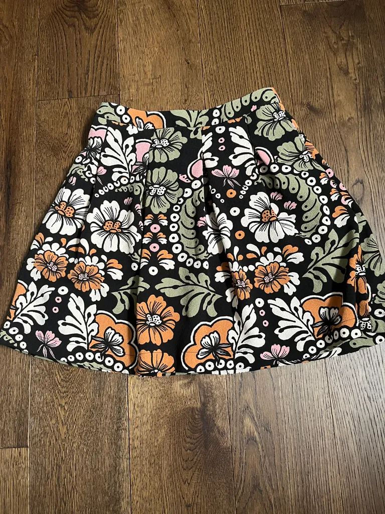 Floral print skirt photo 1