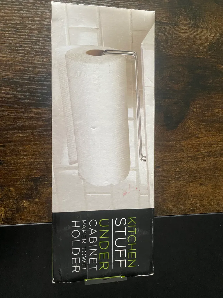 Under cabinet paper towel holder photo 1