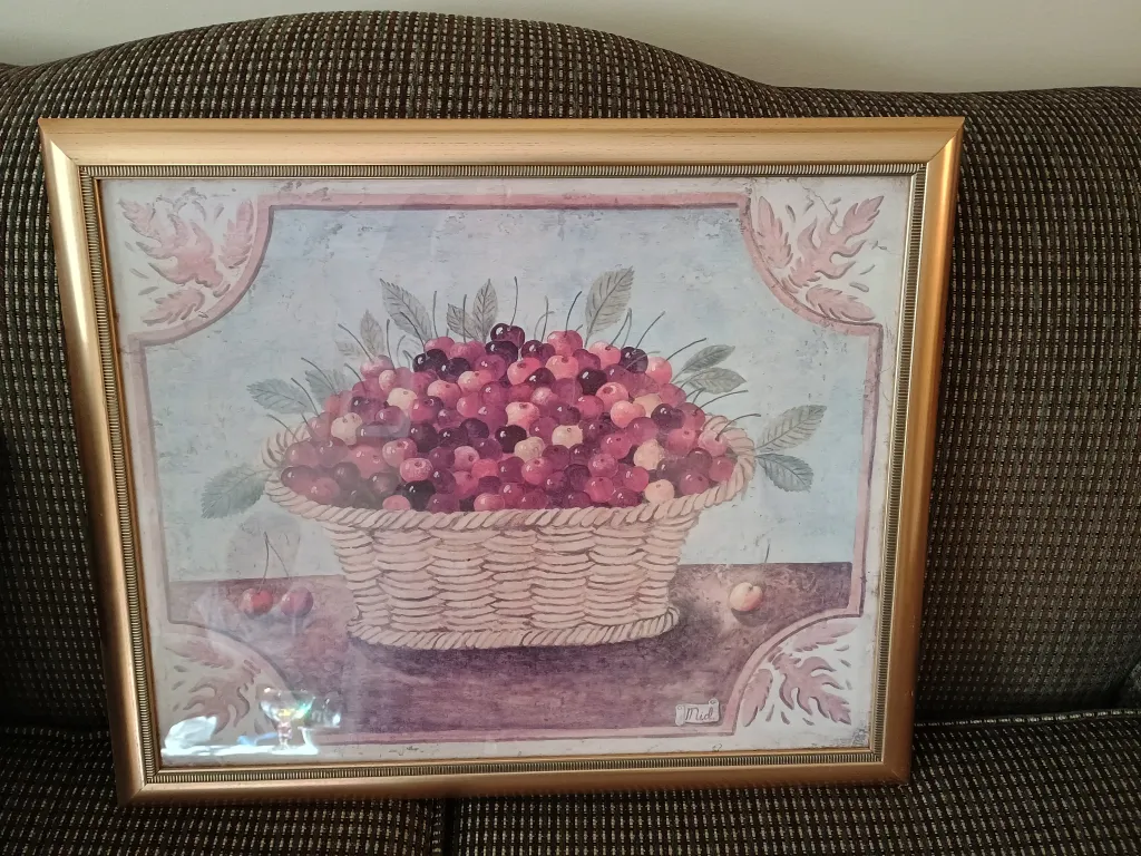 Framed Cherry Print photo 1