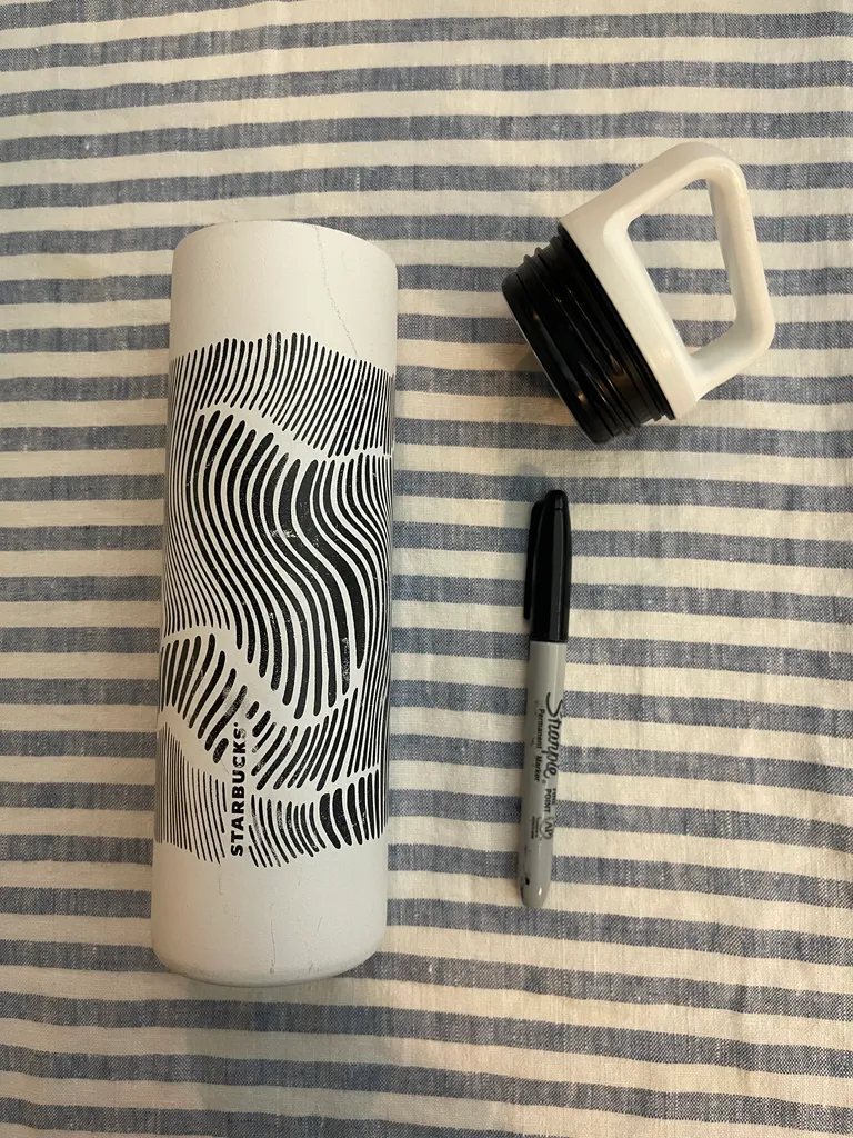 Zebra Striped 20 oz Miir Tumbler  photo 1