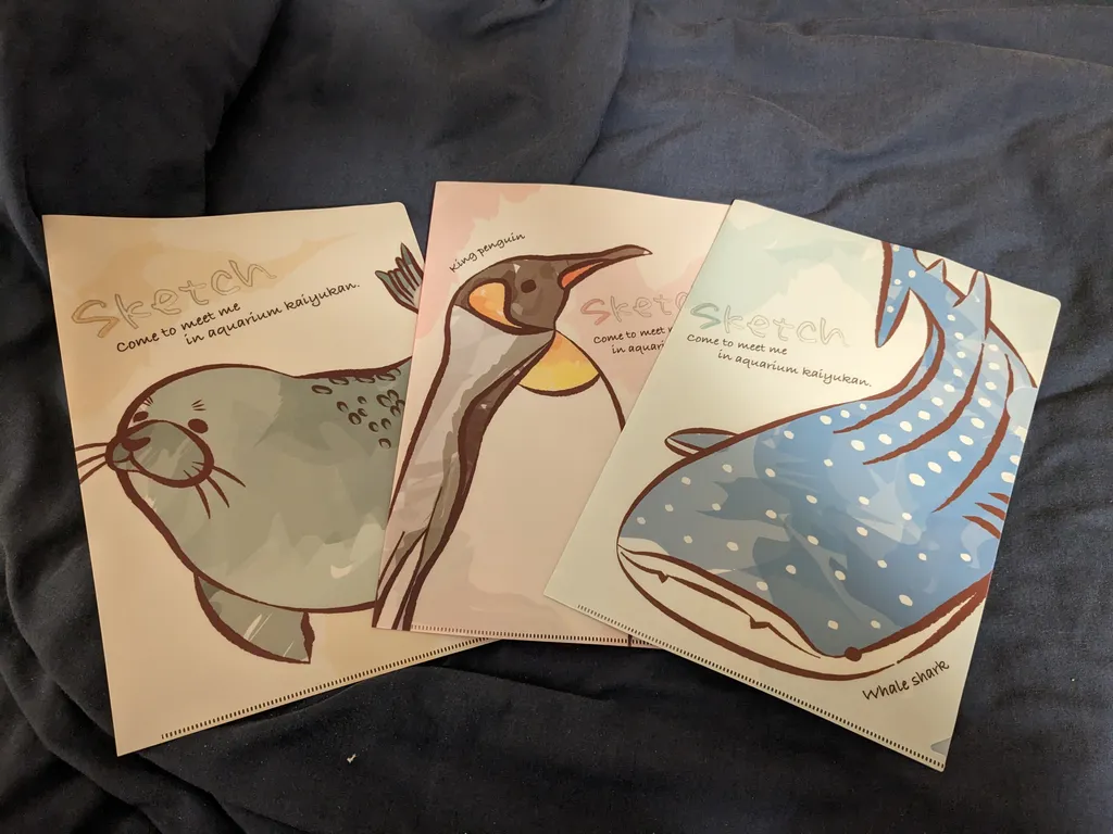 Osaka Aquarium Kaiyukan Folders  photo 1