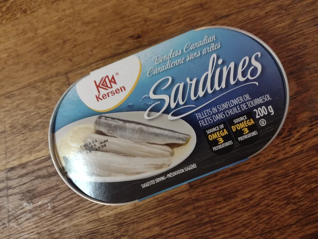 Wild caught canned sardines photo 1