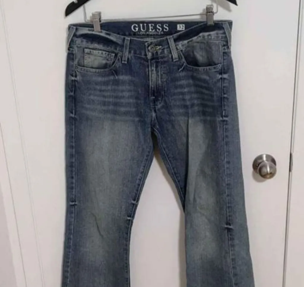 Brand New Men's Guess Without Tags Jeans - Side 32 x 32 photo 1
