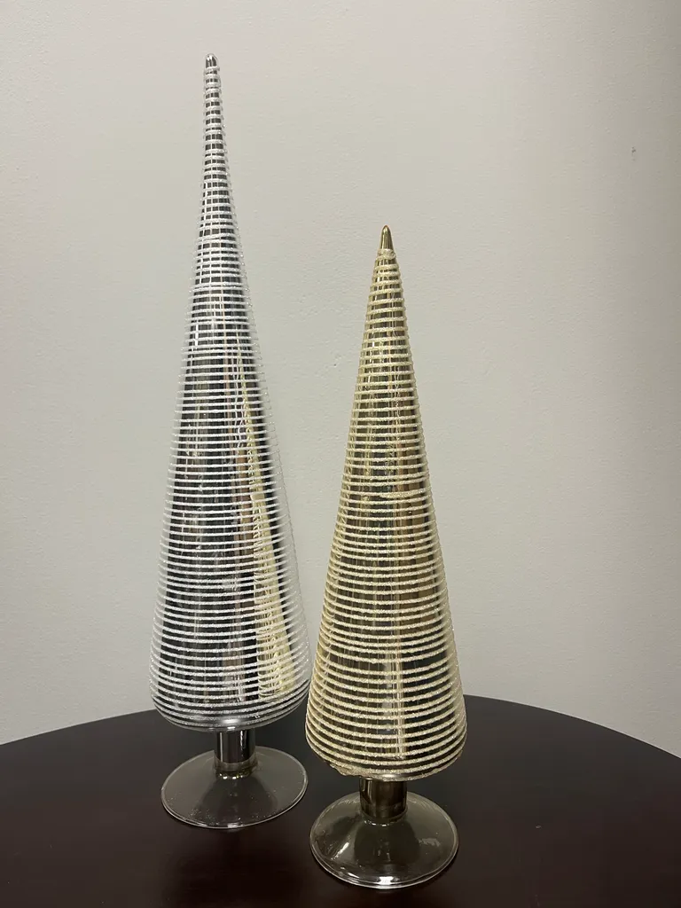 Glass tree tabletop decor.  photo 1