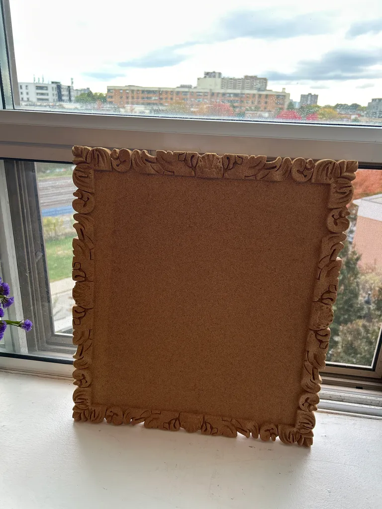Detailed Framed CorkBoard  photo 1