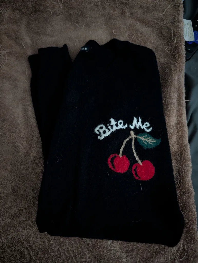 Brandy Melville bite me sweater photo 1