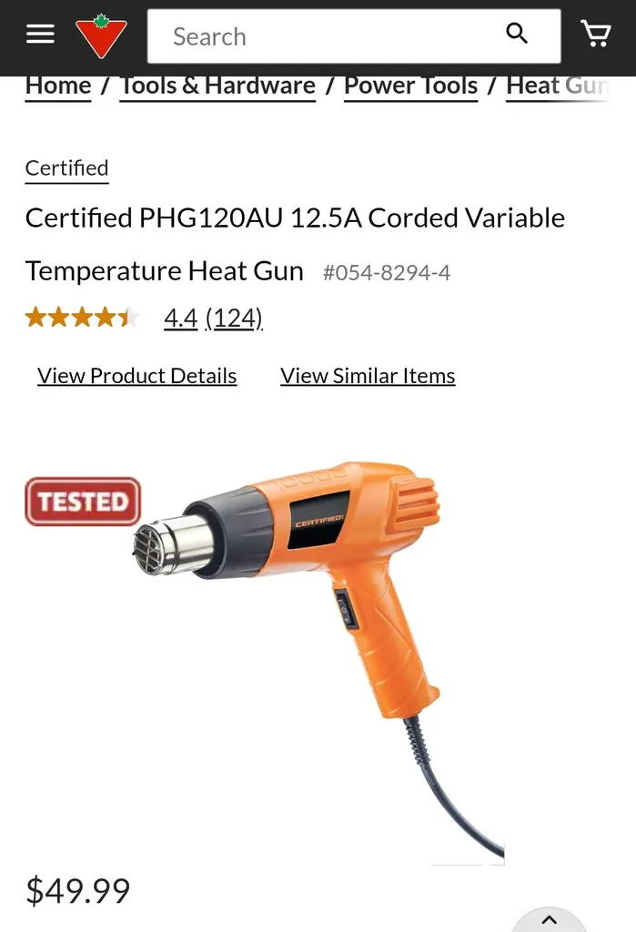 Certified Heat Gun - Like New!  photo 1