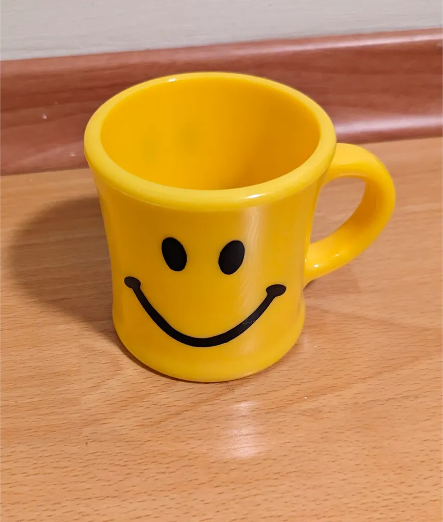 Yellow Smiley Face Mug photo 1