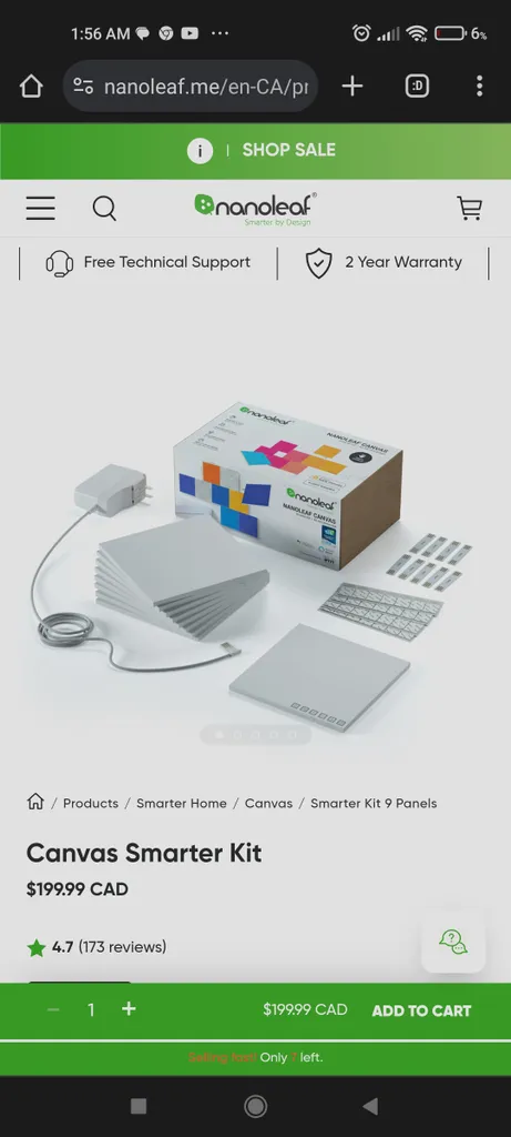 Nanoleaf square panels photo 1