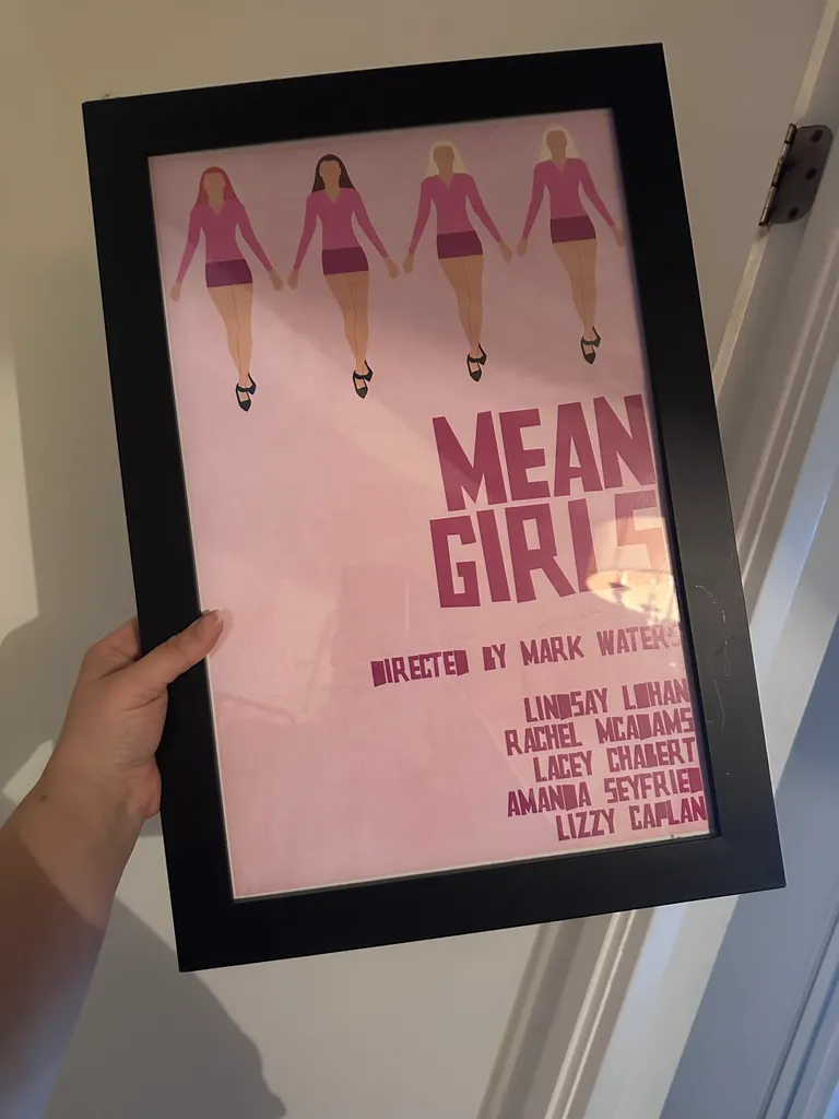 Mean Girls Movie Poster in Frame photo 1