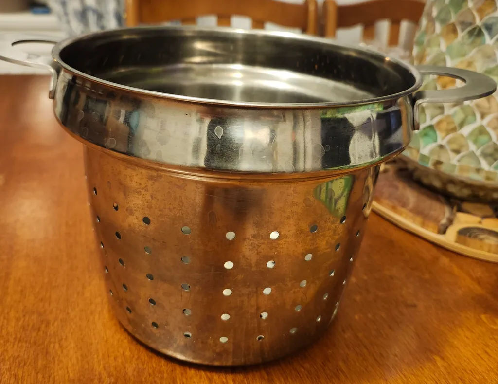 Stainless steel steam basket photo 1