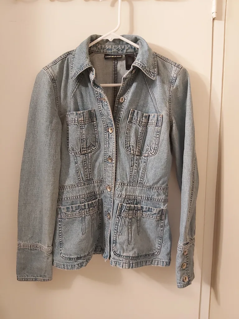 DKNY JEANS jean utility jacket photo 1