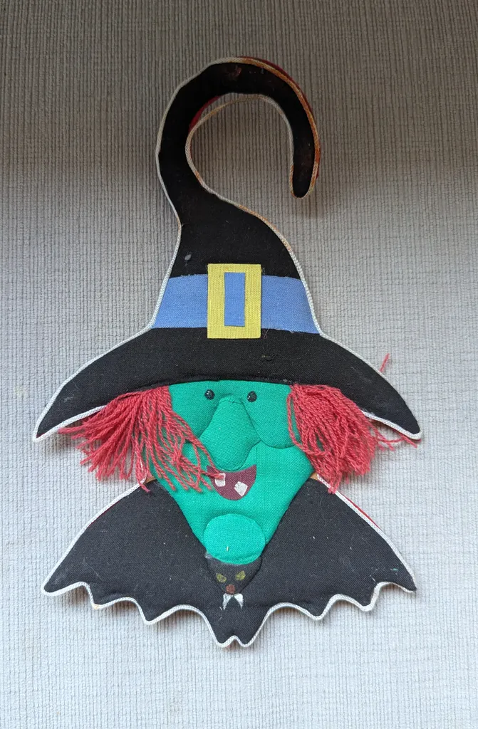 Vintage Halloween Witch Decoration  photo 1
