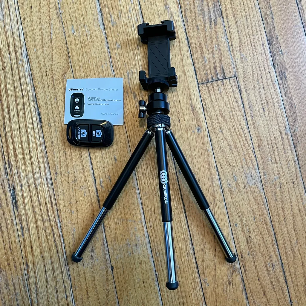 Camera Tripod with Remote Clicker photo 1