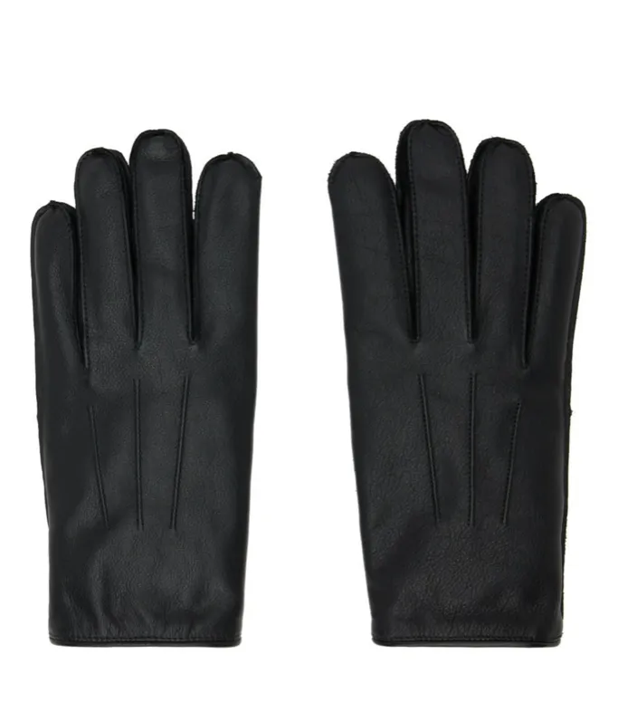 Black leather gloves/driving gloves photo 1