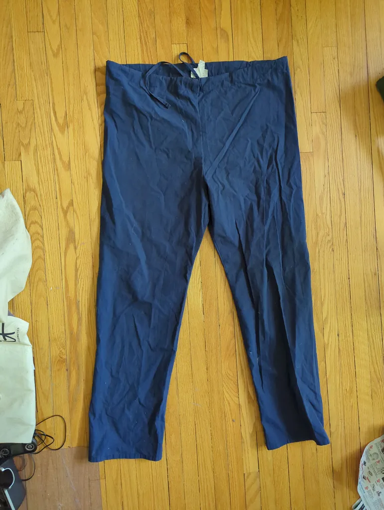 Navy Scrub Pants photo 1