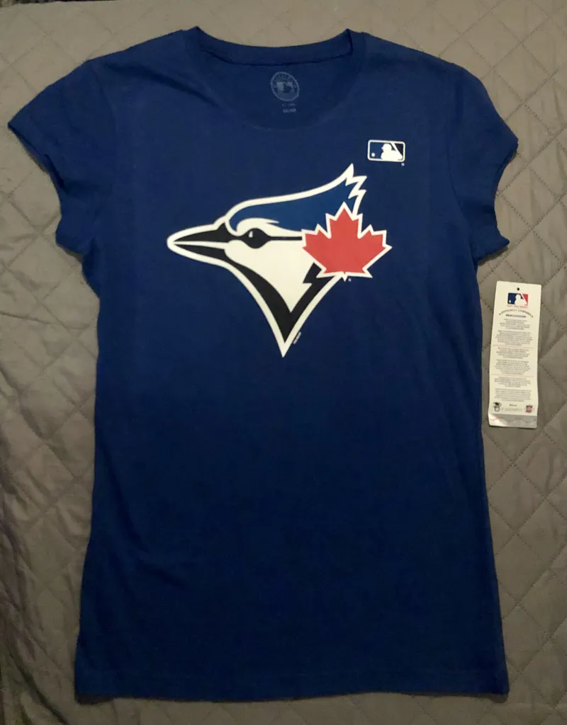 Authentic MLB blue jays t-shirt photo 1
