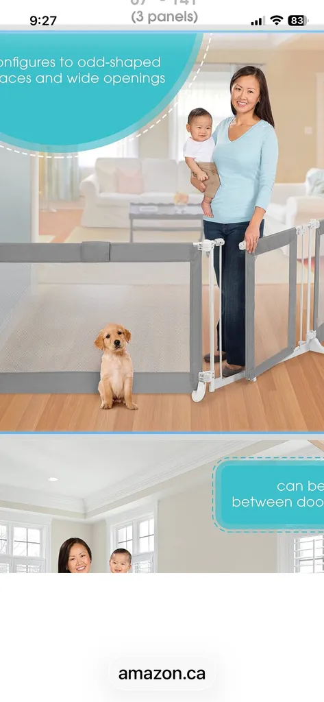 Summer Infant Custom Fit Gate, Grey photo 1