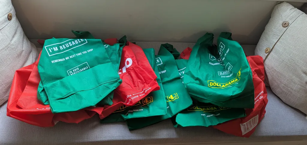 Brand New 10 Reusable Shopping Bags  photo 1